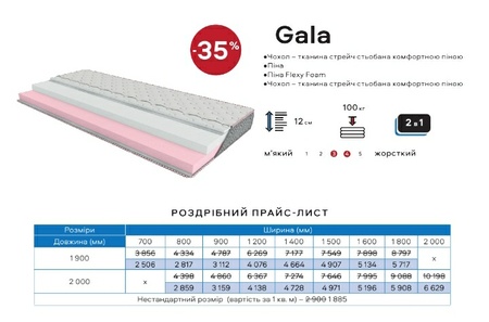 ◈ Матрас GALA / ГАЛА ФЭШН ™ ЕММ  ✨《АКЦИЯ》...☎️...