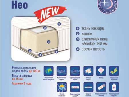 ✦ Матрас Сонлайн НЕО / NEO ❗❗❗《АКЦИЯ》 Скидка -15% ...☎... 