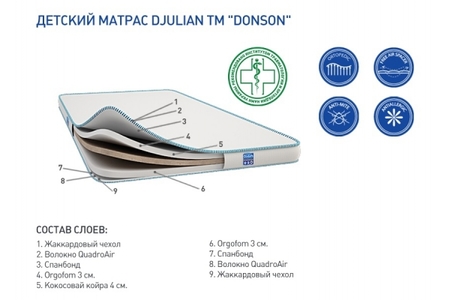 ◇ Матрас Djulian / Джулиан DonSon