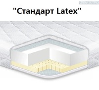 Тонкий матрас-топпер Eurosleep Стандарт Latex  «Гуд❤Матрас» 