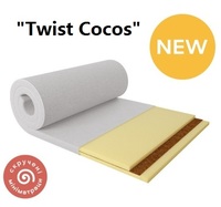 ◇ Тонкий мини-матрас топпер Twist Cocos / Твист Кокос ™ЕММ