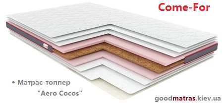 Матрац топер AERO COCOS / АЕРО КОКОС ◇ Купити матрац топер Come-For Aero Cocos ❗❗❗ 《АКЦІЯ》 ...☎️... ✅ Кращі ціни + гарантія ⏩ Доставка по Києву та Україні + відгуки покупців