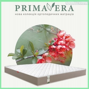 Інтернет-магазин ГудМатрац пропонує матраци Primavera, які поєднують комфорт і ортопедичну підтримку. Незалежний пружинний блок Pocket Spring, пінні шари та кокосова койра забезпечують правильне положення хребта та рівномірний розподіл навантаження. Двостороння конструкція з різною жорсткістю дозволяє обирати комфортний варіант. Дихаючий жакардовий чохол підтримує вентиляцію і гігієну. Доступні різні розміри, доставка по Україні та гарантія якості.
