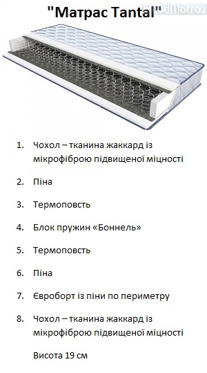 Купить ортопедический матрас Sleep&Fly Silver Edition Tantal в Киеве по доступной цене без посредника со СКЛАДА - это ВЫГОДНЕЕ! 
